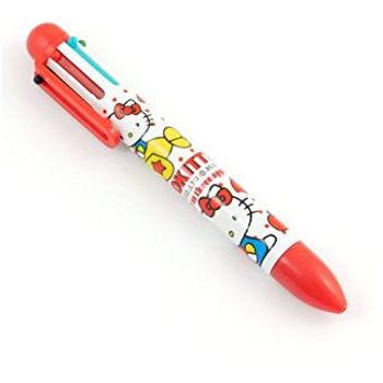 Hello Kitty Multi Color Ballpoint Pen 6 Colors 0.7mm