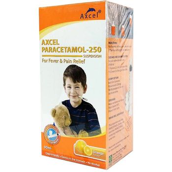 Axcel Paracetamol 250 Suspension Orange 90ml