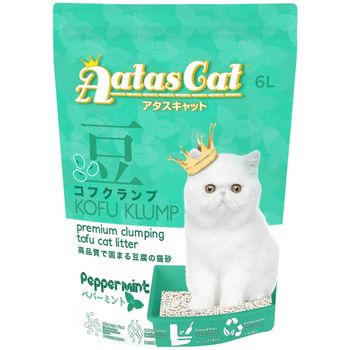 Aatas Cat Tofu Cat Litter Kofu Klump Peppermint 6kg