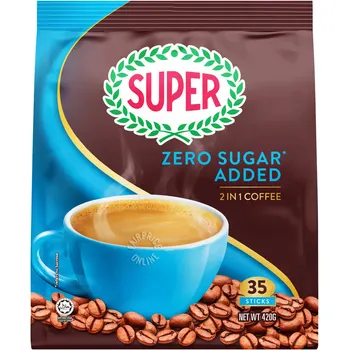 SUPER Zero Sugar Added Instant 2in1 Coffee 35 sticks 420g