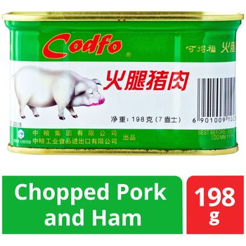 Codfo Chopped Pork And Ham 198g