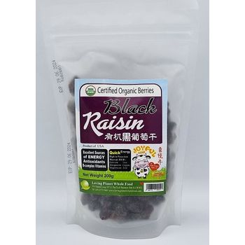 Joyful Cow Raisins Black Organic 200g