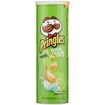 Pringles Potato Crisps Sour Cream And Onion Flavored 5.5oz Can