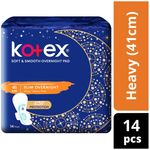 Kotex Soft Smooth Slim Overnight Wing Pads Heavy41cm