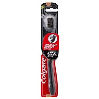 Colgate 360 Charcoal Black Medium Toothbrush