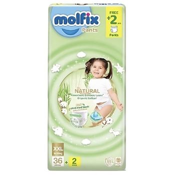 Molfix Natural Pants XXL 38pcs