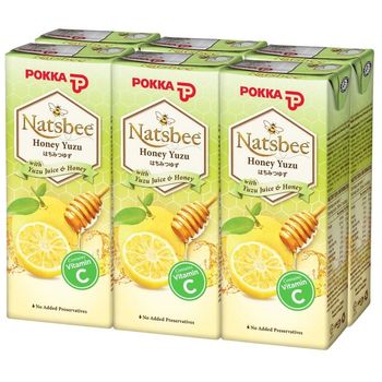 Pokka Natsbee Honey Yuzu 6 Sachets 250ml