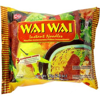 Wai Wai Instant Noodles Chicken Flavour 75g