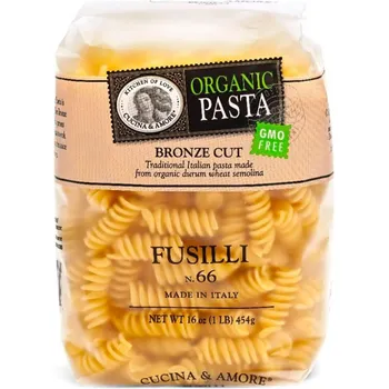 Cucina & Amore Organic Fusilli Pasta 454g