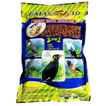 Emas 10 3in1 Natural Bird's Feed Coarse 500g