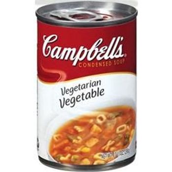 Campbells Vegetarian Vegetable Soup 10.5ounce Pack Of 12