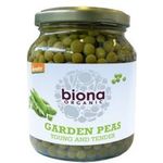 Biona Organic Jarred Vegetables Garden Peas 350g