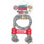 Kong Goodie Bone With Rope Puppy Toy Small 91g
