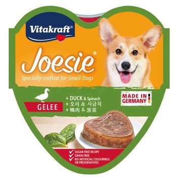 Vitakraft Heart of Germany Canine Staple Food Jar Duck Spinach 85g