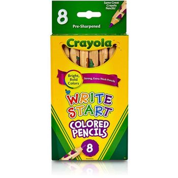 Crayola Write Start Colored Pencils 8pcs