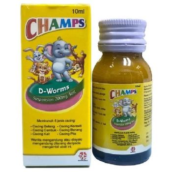 Champs D Worms 200mg Suspension 10ml