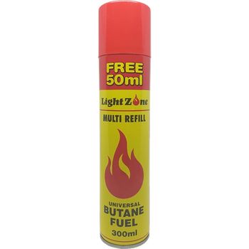 Light Zone Multi Refill Universal Butane Fuel 300ml