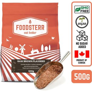 Foodsterr Raw Brown Flaxseed 500g