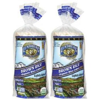 Lundberg Organic Brown Rice Cakes Lightly Salted 241g
