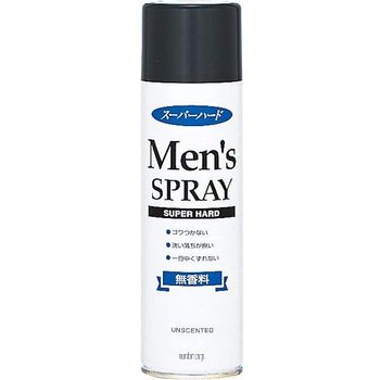 Mandom Men Hair Spray Super Hard Unscented 275g