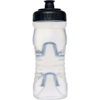 Fabric Cageless Water Bottle Clear Black 600ml