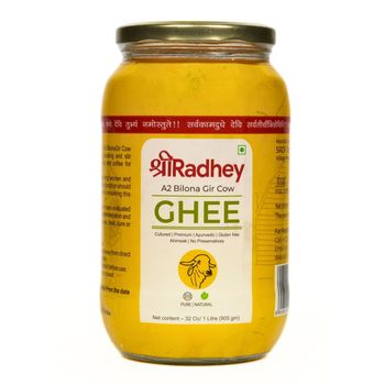 Shree Radhey A2 Bilona Gir Cow Ghee 1l