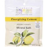 Aura Cacia Aromatherapy Mineral Bath Energizing Lemon 70.9g