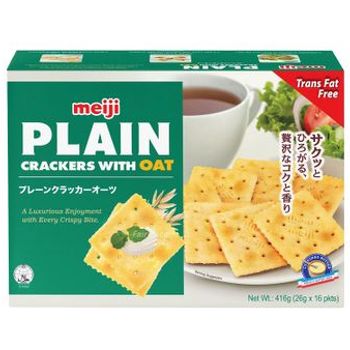 Meiji Plain Cracker Oat 416g