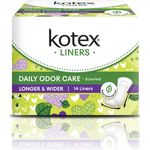 Kotex Fresh Liner Longer And Wider Liners 14pcs