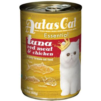Aatas Cat Essential Tuna Red Meat with Chicken In Jelly 400g