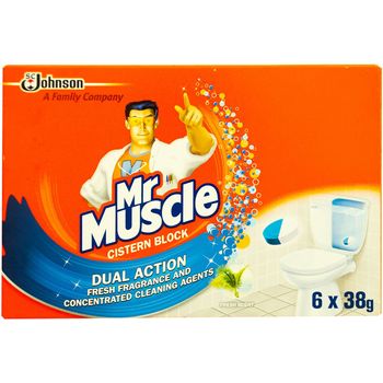 Mr Muscle In Tank Block In Cistern Block 6pcs 38g