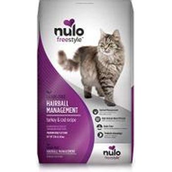 Nulo style Adult Cat Hairball Management Turkey And Cod 12lb Bag Purple