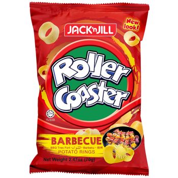 Jack 'n Jill Roller Coaster Potato Rings Barbecue 70g