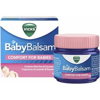 VICKS Baby Balsam Comfort for Babies Alovera & Coconut Oil 50g