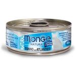Monge Cat Canned Food Natural Atlantic Tuna 80g