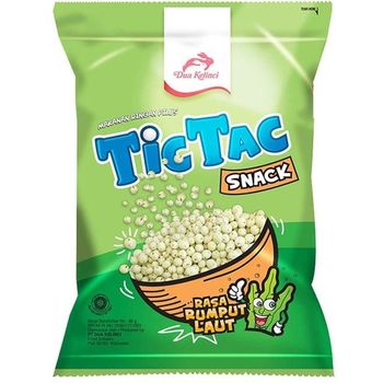 Dua Kelinci Tic Tac Snack Rumput Laut 80g