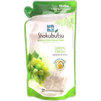 Shokubutsu Shower Foam – Green Fresh 550g