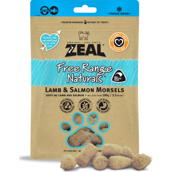 紐西蘭無穀物凍脫水羊+三文魚純肉 100g