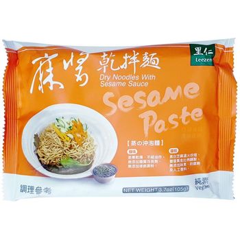 Leezen Dry Noodles With Sesame Sauce 105g