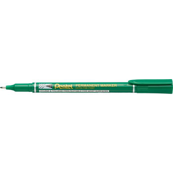 Pentel Slim Permanent Marker Pen Extra Fine Point Green