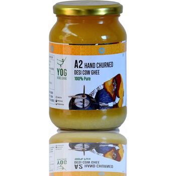 YOG A2 Hand Churned Desi Cow Ghee 500ml