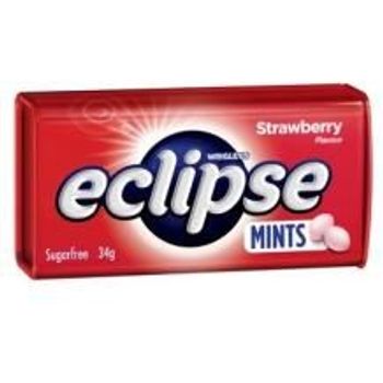 Eclipse Sugarfree Mints Strawberry 34g