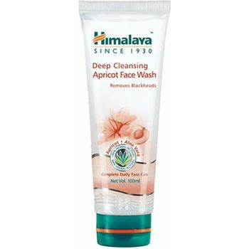 Himalaya Deep Cleansing Face Wash Apricot And Aloe Vera Complete Daily Face Care 100ml