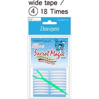 Darkness Secret Double Eyelid Tape Wide 18 pair