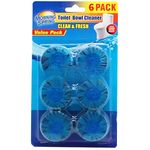 Morning Spring Blue Blocks Toilet Bowl 6s