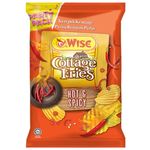 Wise Cottage Fries Rempah Pedas Hot And Spicy Crinkle Cut Crunchier 160g