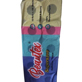 Beautex 2ply Supersave Toilet Paper 10 X 160 Sheets