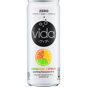 Vida Zero Sparkling Original Citrus 325ml