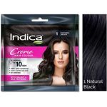 Indica Hair Color Natural Black 20ml