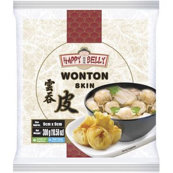Happy Belly Wonton Skin 300g